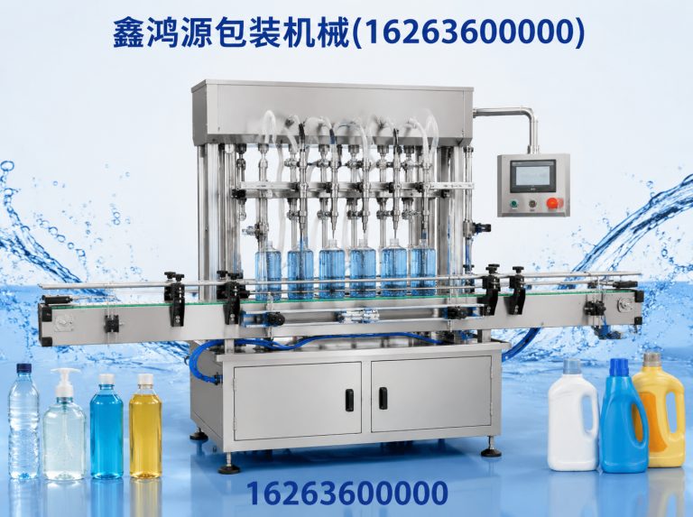 潍城区全自动灌装生产线展示图